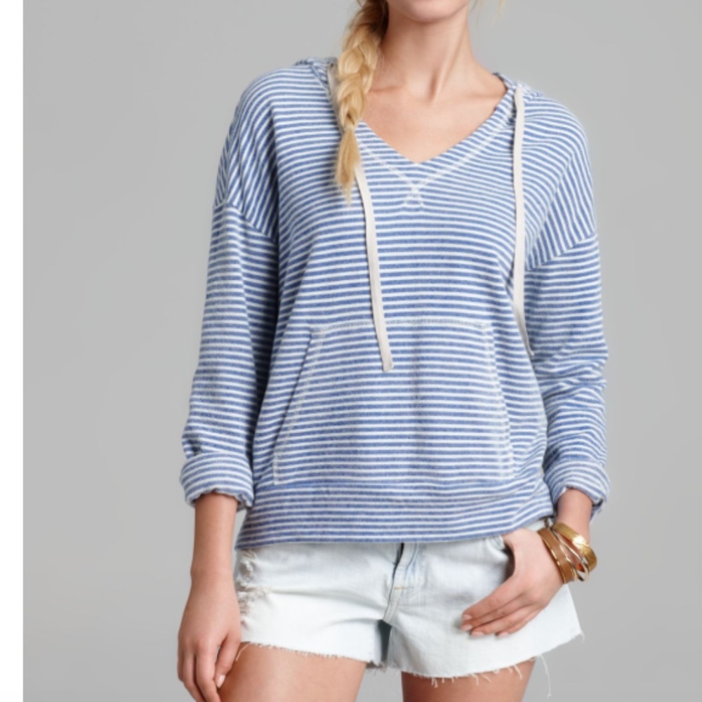 Joie Soft Joie French Terry Striped Evita Hoodie